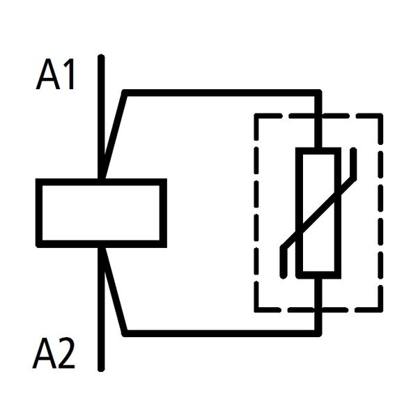 Varistor-suppressor for contactors size 1, 24-48VAC image 2