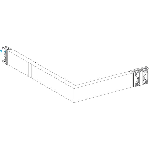 90° LEFT AxB 250A FIRE BARRIER MISS LINK image 1