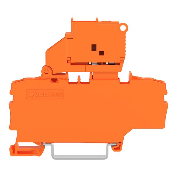 2-conductor fuse terminal block with pivoting fuse holder with additio image 4