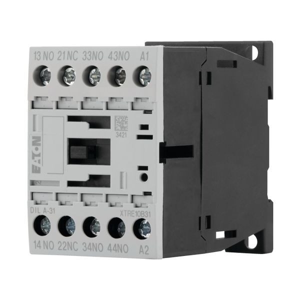 Contactor relay, 12 V DC, 3 N/O, 1 NC, Screw terminals, DC operation image 5