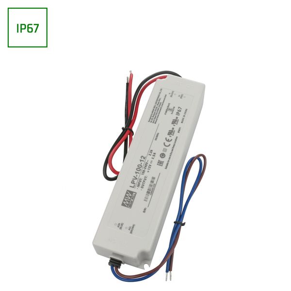 LED SUPPLIER IP67 LPV-60-12  12V 5A image 1