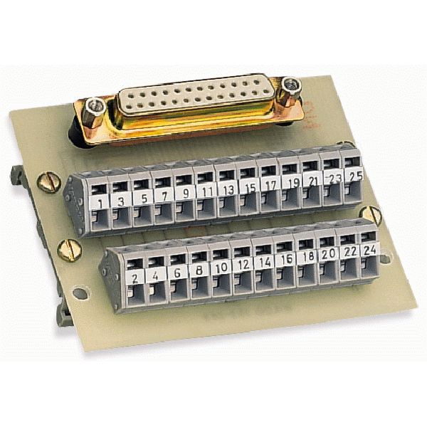 Interface module with solder pin Female connector image 2