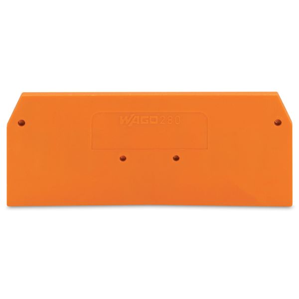 End and intermediate plate 2.5 mm thick orange image 4