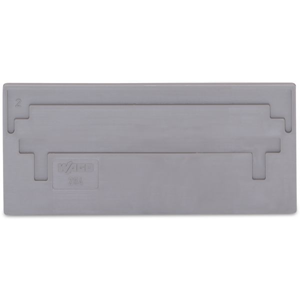 Separator plate 2 mm thick oversized gray image 1