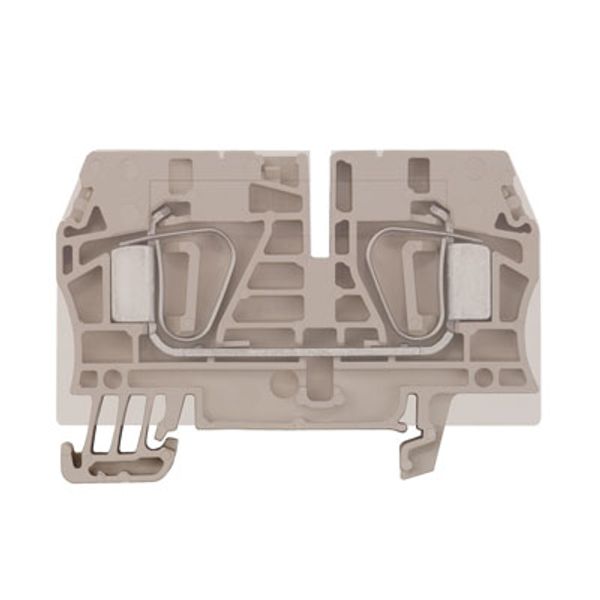 Supply terminal, Tension-clamp connection, 6 mm², 500 V, 41 A, TS 35,  image 1