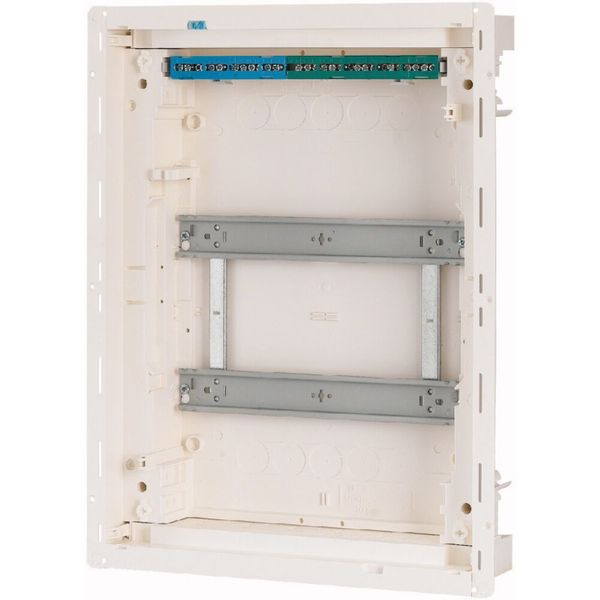 Hollow wall compact distribution board, 2-rows, super-slim sheet steel door image 14