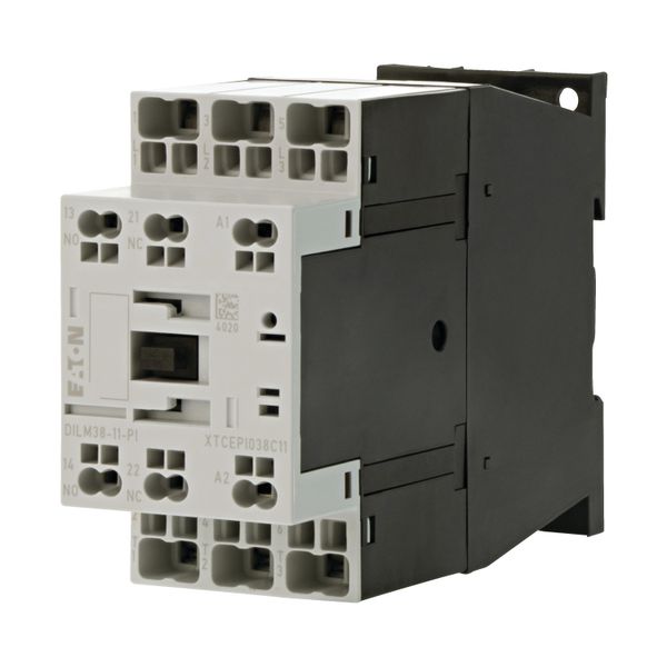Contactor, 3 pole, 380 V 400 V 18.5 kW, 1 N/O, 1 NC, 230 V 50/60 Hz, AC operation, Push in terminals image 5