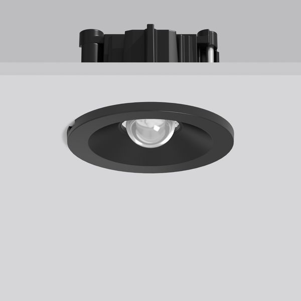 TURIA L, 5,2 W, 240 lm, 765, black, on/off Recessed ceiling luminaires image 1