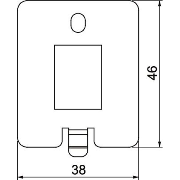 DTP UH1 A Data plate for UDHOME-ONE Type A 38x46x1,5 image 2