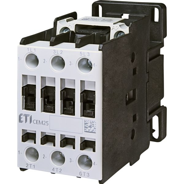 Motor contactor, CEM25.10-400V-50/60Hz image 1