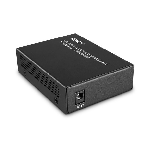 Media Converter SC 10/100/1000 Base-T to 1000 Base-FX, Multimode Extend a Gigabit or Fast Ethernet network up to 550m over multimode fibre optic cable image 2