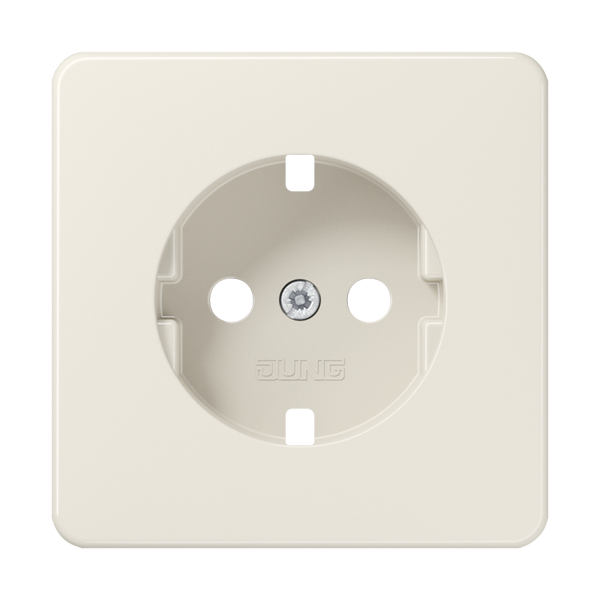 Cover for SCHUKO® sockets, duroplast, CD series, white image 1