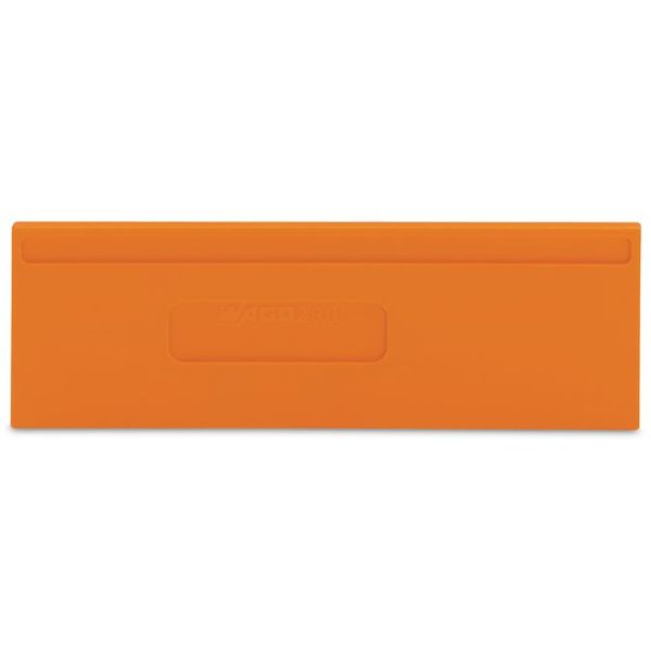 Separator plate 2 mm thick oversized orange image 2