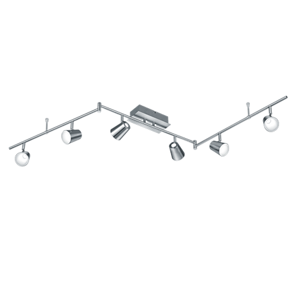 Narcos LED spotlight 6-pc brushed steel image 1