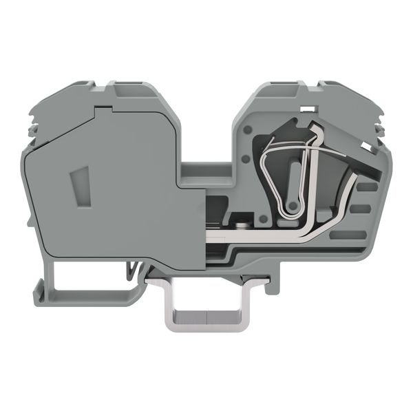 2-conductor through terminal block 35 mm² with integrated end plate gr image 5