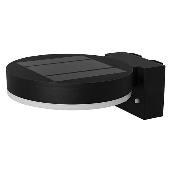 ENDURA® STYLE SOLAR SINGLE CIRCLE Wall Sensor Single Circle 6W Black image 1