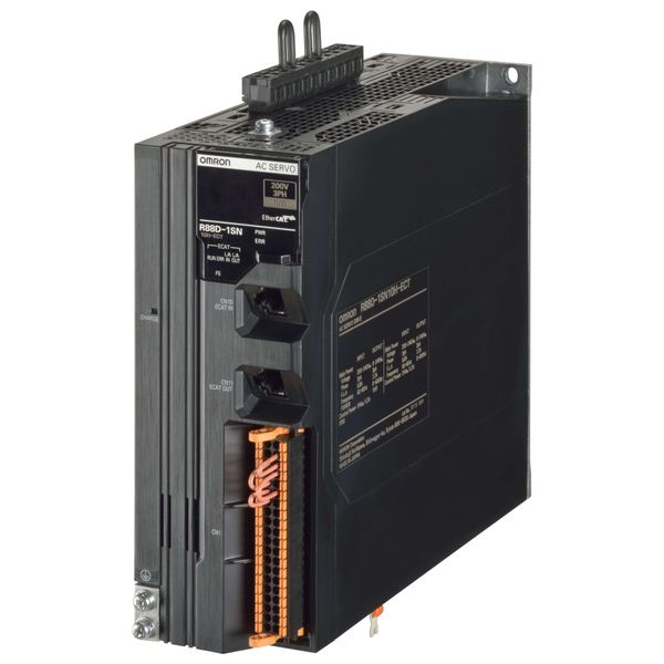 1S servo drive, EtherCAT type, 800 W,  1~ 230 VAC image 1