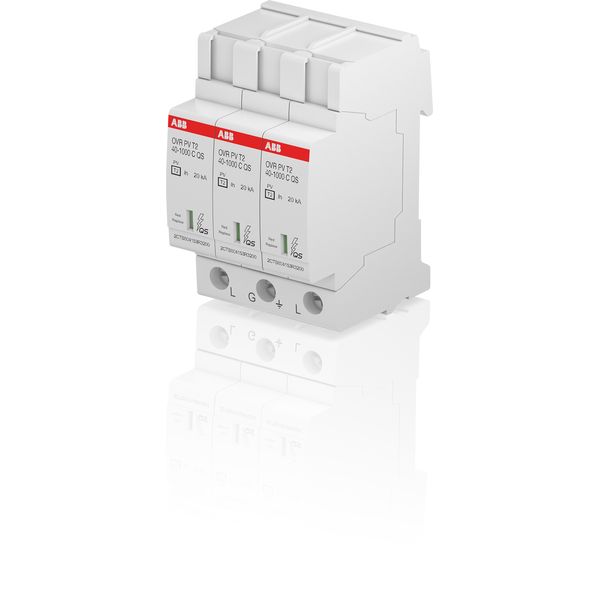 Overvoltage protection Type PV,  20/ 40kA, 1000V, plug image 1