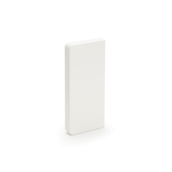 CL EMB17055 blc End piece CLIDI 55X170 9010, ASA, Pure white, 9010 image 1