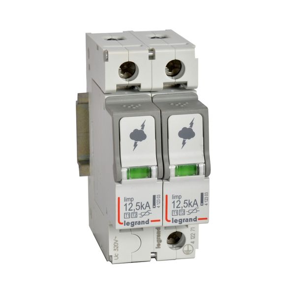 SPD - protection of main distribution board - T1+T2 - limp 12.5 kA/pole - 2P image 1