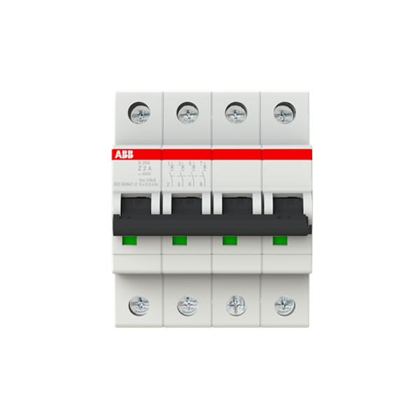 S204-Z2 Miniature Circuit Breaker - 4P - Z - 2 A image 5