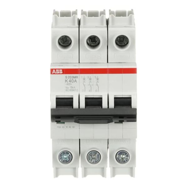 S203MR-K40 Miniature Circuit Breaker - 3P - K - 40 A image 2