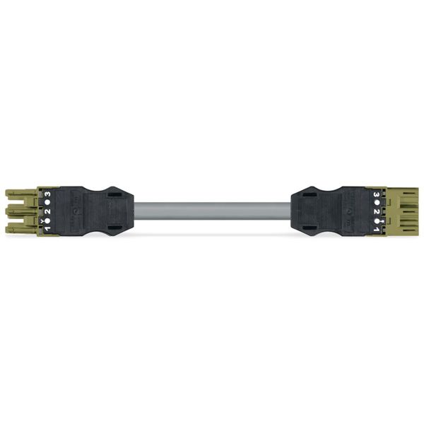 pre-assembled interconnecting cable Eca Socket/plug black image 1