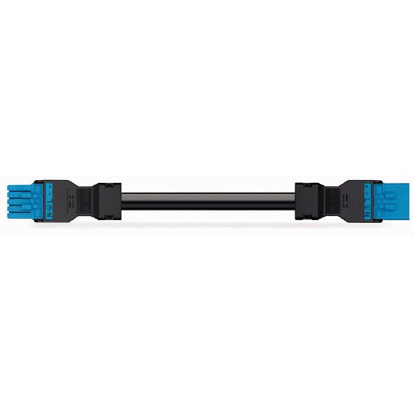 pre-assembled interconnecting cable Eca Socket/plug blue image 3