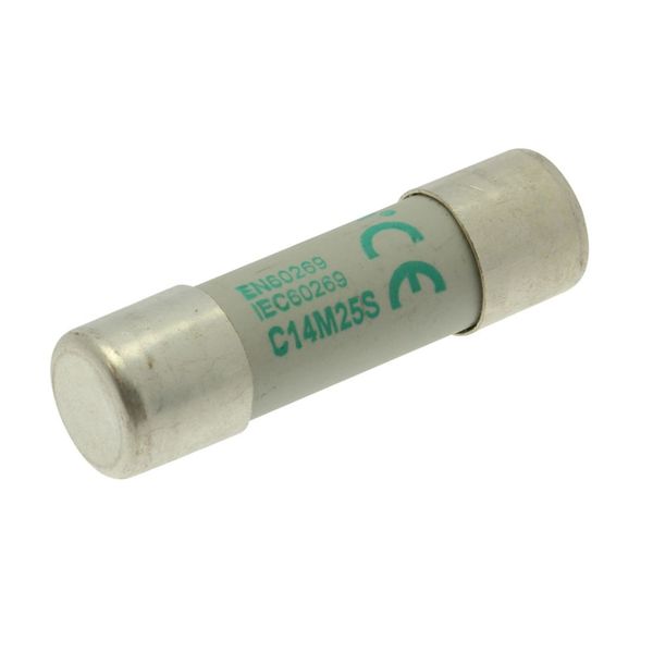 Fuse-link, LV, 25 A, AC 500 V, 14 x 51 mm, aM, IEC, with striker image 5