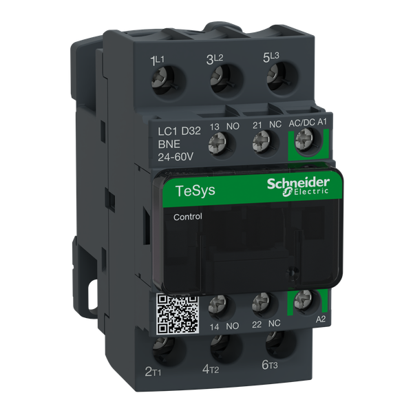 TeSys Deca contactor 3P 32A AC-3/AC-3e up to 440V coil 24-60V AC/DC image 5