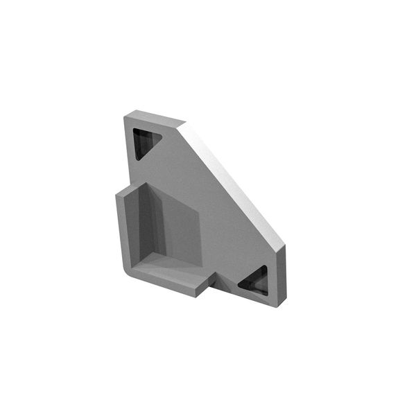 GRAZIA 10 EDGE Endcap aluminium image 1