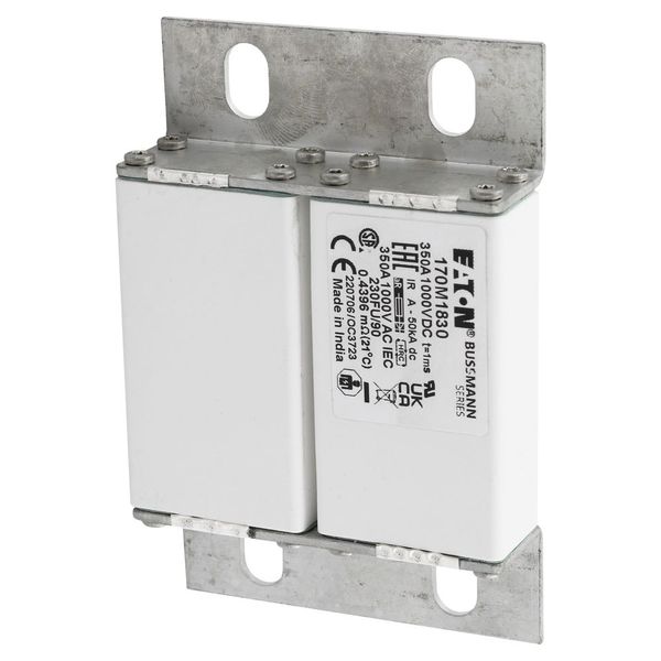 Fuse-link, high speed, 350 A, DC 1000 V, size 230, 24 x 78 x 115 mm, aR, IEC image 19