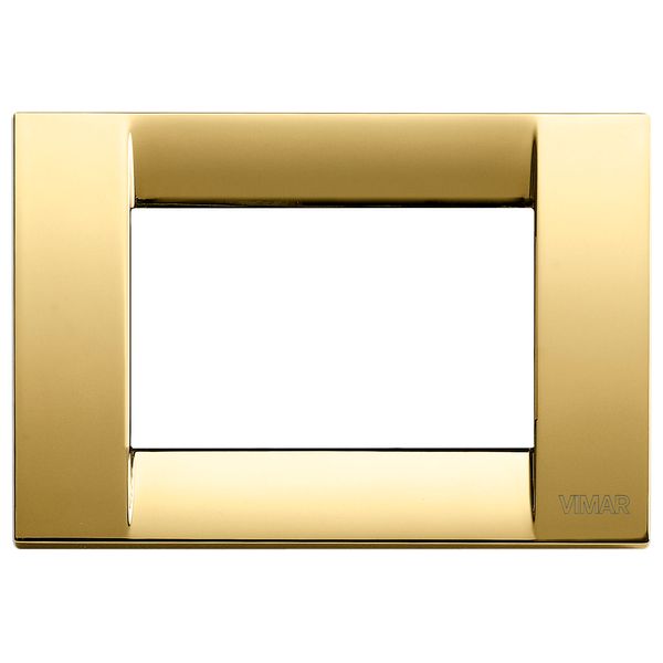 Classica plate 3M metal polished gold image 1