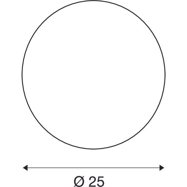 ROTOBALL FLOOR 25 outdoor luminaire, E27, white image 2