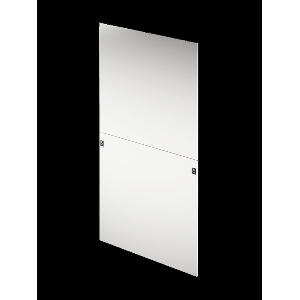 Side panel, horizontally divided, 2200x1200 mm, RAL 7035 image 1