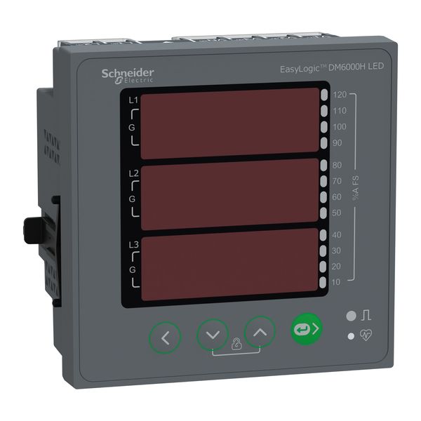 DM6000H VAF PF meter Cl 1.0 No com LED image 1