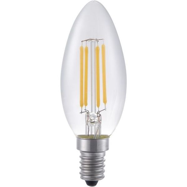 LED E14 Fila Candle C35x97 230V 320Lm 4W 822 AC Clear Dim image 2