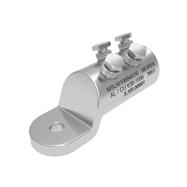 MSLM1000 Al/Cu 630-1000mm² 36kV 4xAluminum screw SB cable lug M16 image 1