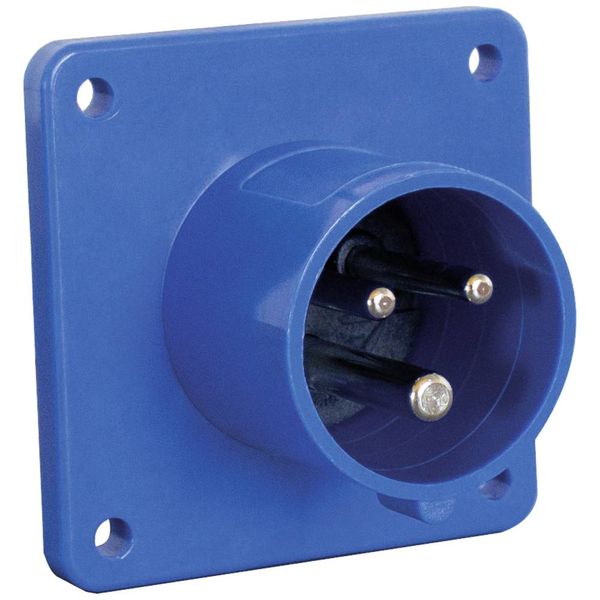 CEE panel-mounted socket 230 V, 16 A, 3-pole image 1