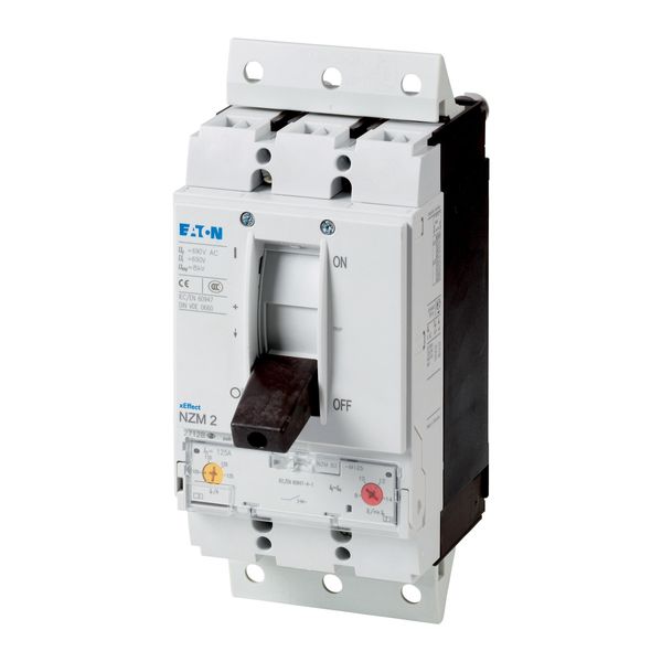 Circuit-breaker 3-pole 125A, motor protection, withdrawable unit image 2