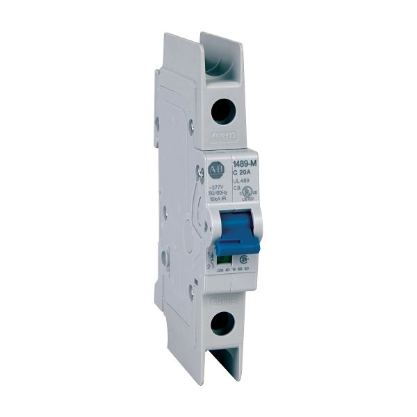 Allen-Bradley 1489-M1C630 Bulletin 1489-M Thermal-Magnetic Circuit Breakers, Standard Configuration, AC, 1 Pole Configuration, Trip Curve C, 240V AC, 48V DC, 63A image 1