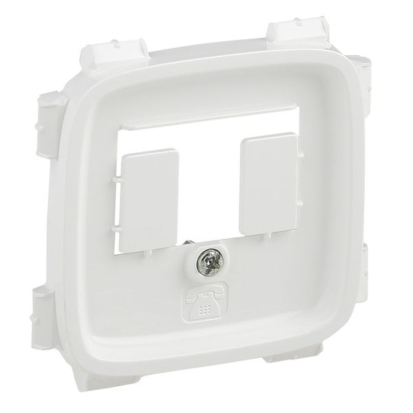 Cover plate Valena Allure - TAE/TDO socket cover - white image 1