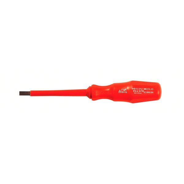 Electrician's screw driver VDE-slot 6.5x150mm, insulated image 1