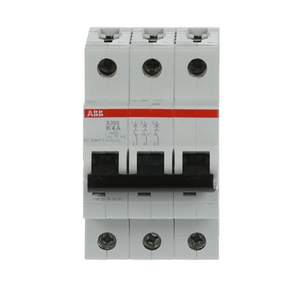 S203-Z4 Miniature Circuit Breaker - 3P - Z - 4 A image 4