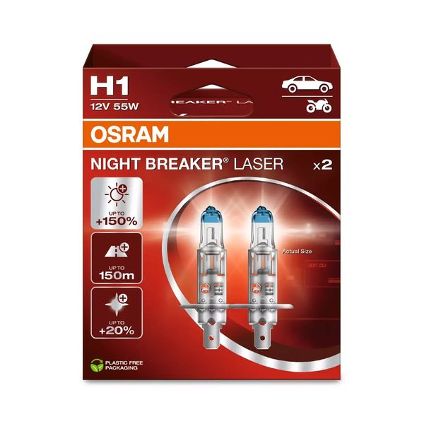 64150NL-2HB 55W 12V P14.5S 5X2BOX TRQR2B OSRAM image 2