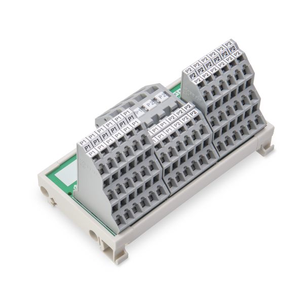 830-800/000-308 Potential distribution module; 2 potentials; with 2 input clamping points each image 1