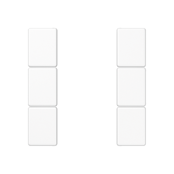 Cover kit 3-gang, complete A503TSAWW image 1