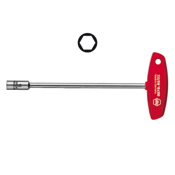 Hex nut driver with T-handle 7,0 x 125 mm image 1