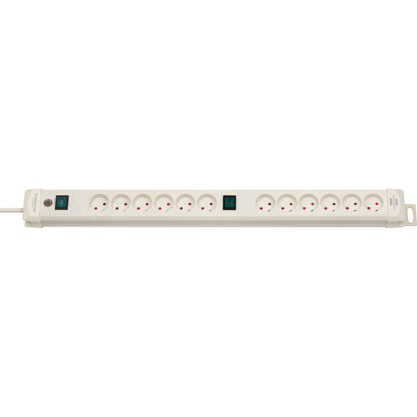 Premium-Line extension lead 12-way white 3m H05VV-F3G1,5 *DK* image 1