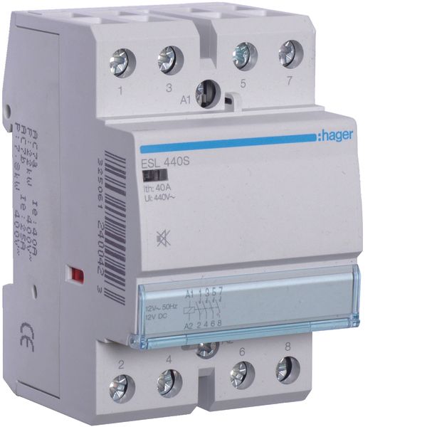 Humfree Contactor 40A, 4NO, 12V image 1